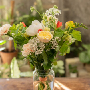 bouquet palette de couleurs