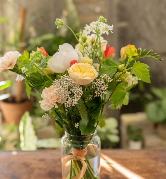 bouquet palette de couleurs