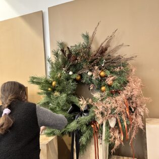 Couronne de Noel grand format