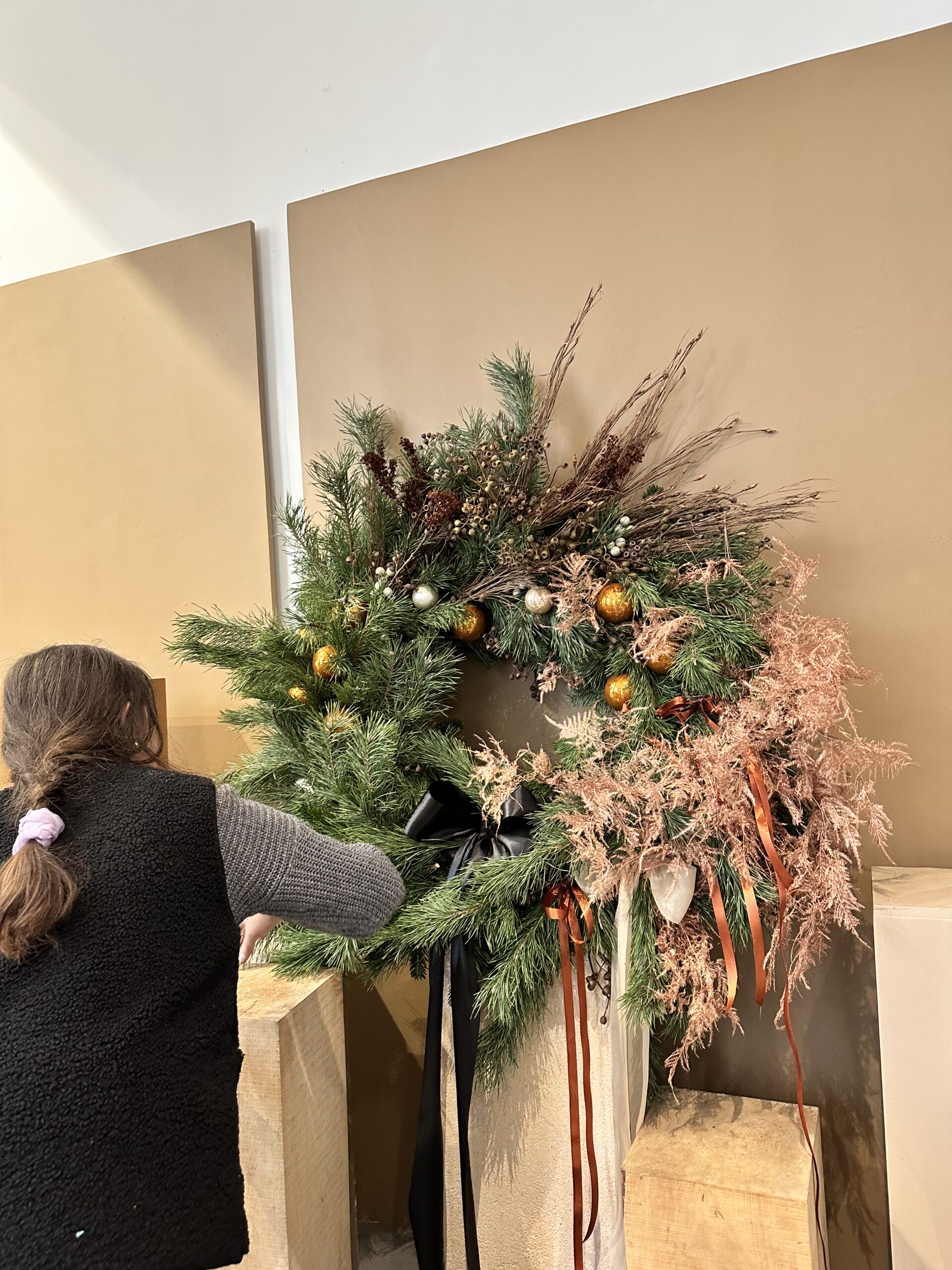 Couronne de Noel grand format